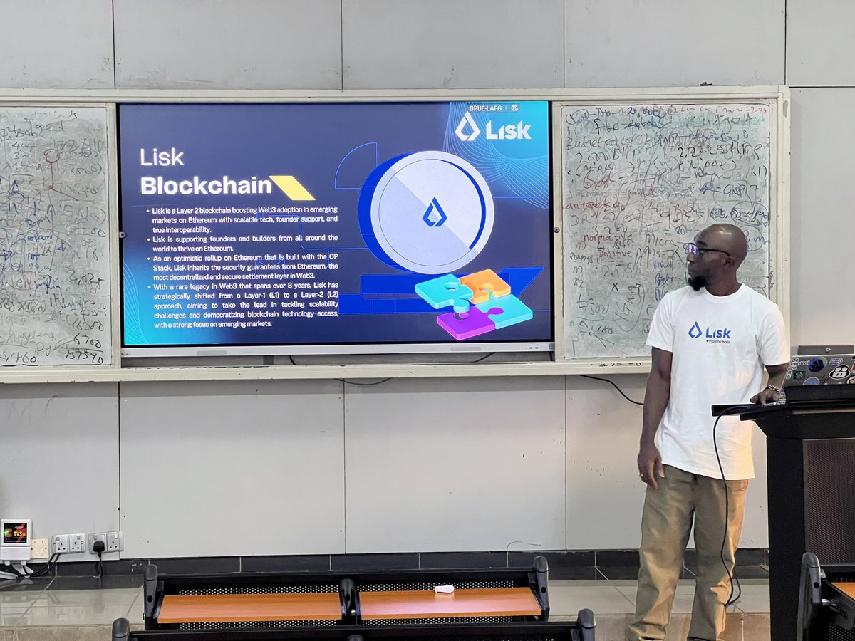 Vickish11's tweet image. Day 1 of the Lisk DevCon Campus tour was a success 🔥

Quite a number of the students were learning about Blockchain for the first time, which means there’s still a lot of work to be done in bringing about the adoption, and I’m glad to be among those doing that 😁

#Devcon2024