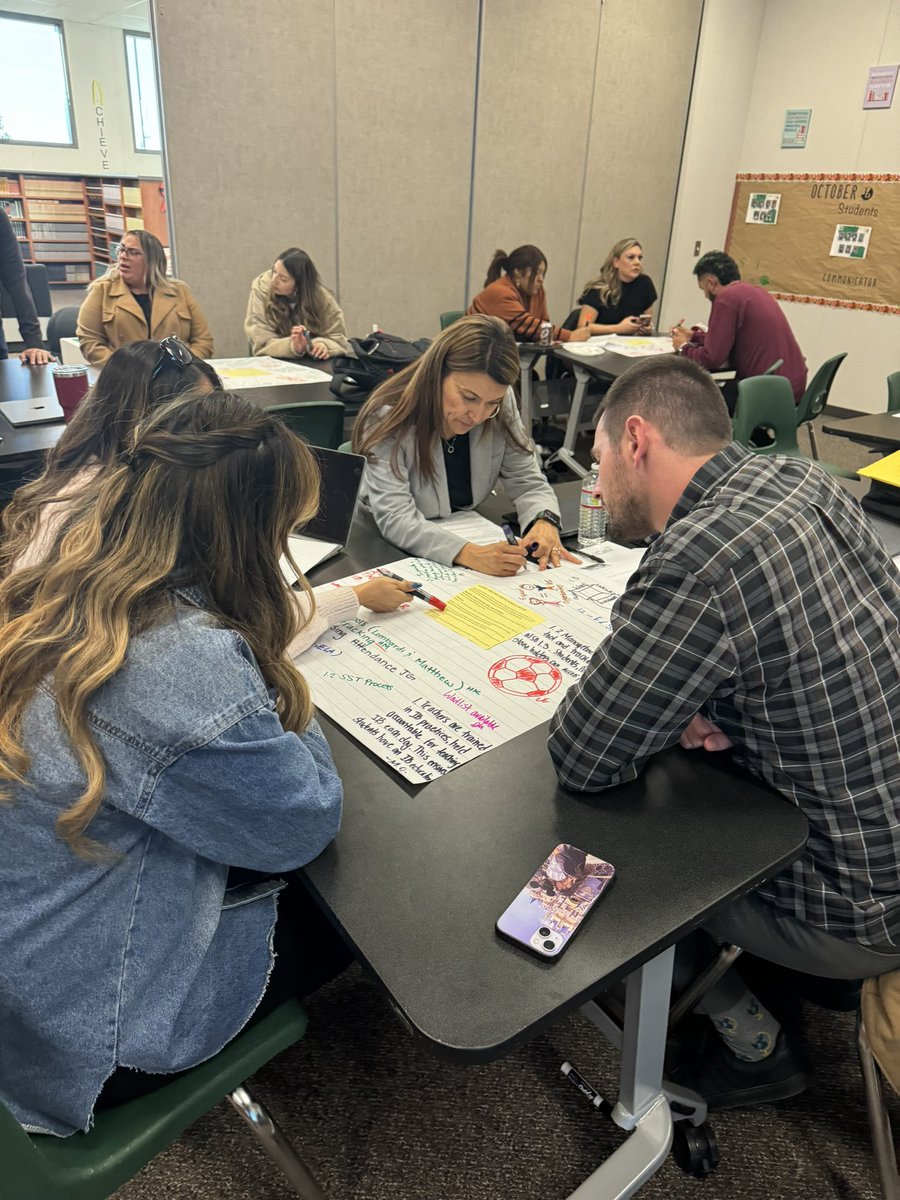 The “World Cafe Strategy” in action. High engagement and strong discourse reviewing the IB Standards and Practices for evaluation. #ibmyp #ibstandardsandpractices #SCIAleadstheway #BurtonExperience <a href="/SCIABEARS/">SCIA</a>