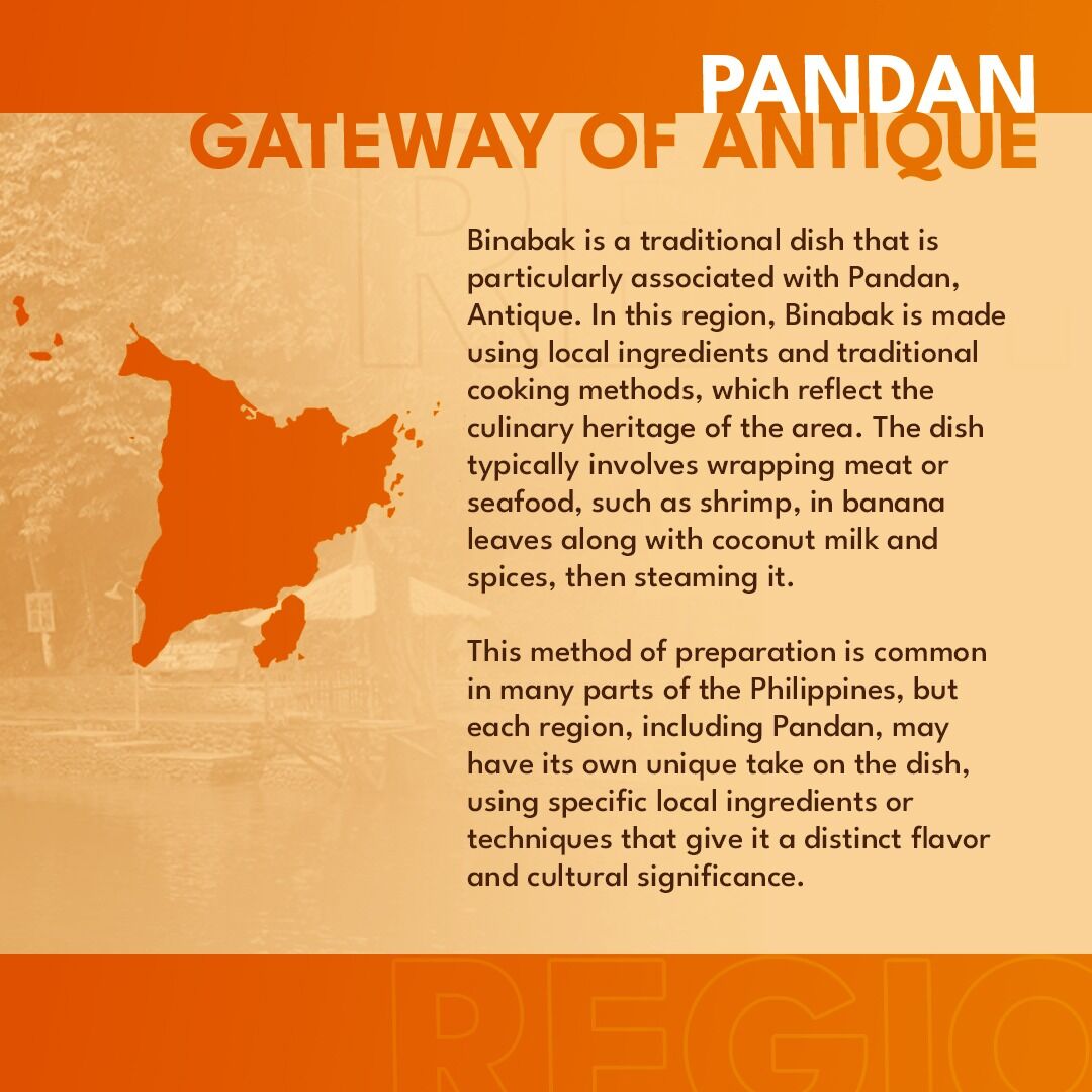 FilFoodFinder's tweet photo. 𝐅𝐢𝐥𝐢𝐩𝐢𝐧𝐨 𝐅𝐨𝐨𝐝 𝐅𝐢𝐧𝐝𝐞𝐫 | 𝐑𝐞𝐠𝐢𝐨𝐧𝐚𝐥'𝐬 𝐁𝐞𝐬𝐭
Region VI | Binabak

Savor the Tradition: Discover the Unique Flavors of Pandan's Binabak Dish

𝐃𝐢𝐬𝐜𝐥𝐚𝐢𝐦𝐞𝐫: Details on Torta Siquijor may vary by source. Inputs are appreciated!
Craving? 𝐕𝐢𝐬𝐢𝐭 𝐰 https://t.co/dxUwbYiAKJ