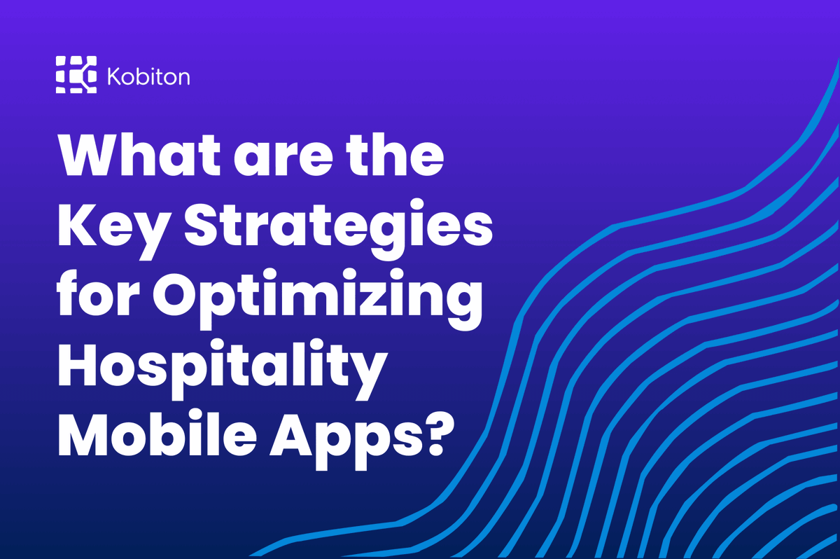 Peak travel season is here! With most guests choosing mobile app check-ins and perks, is your app ready? Check out our new blog for tips on optimizing your app for peak season. hubs.ly/Q02YgX-30
#Hospitality #MobileApps #Kobiton
