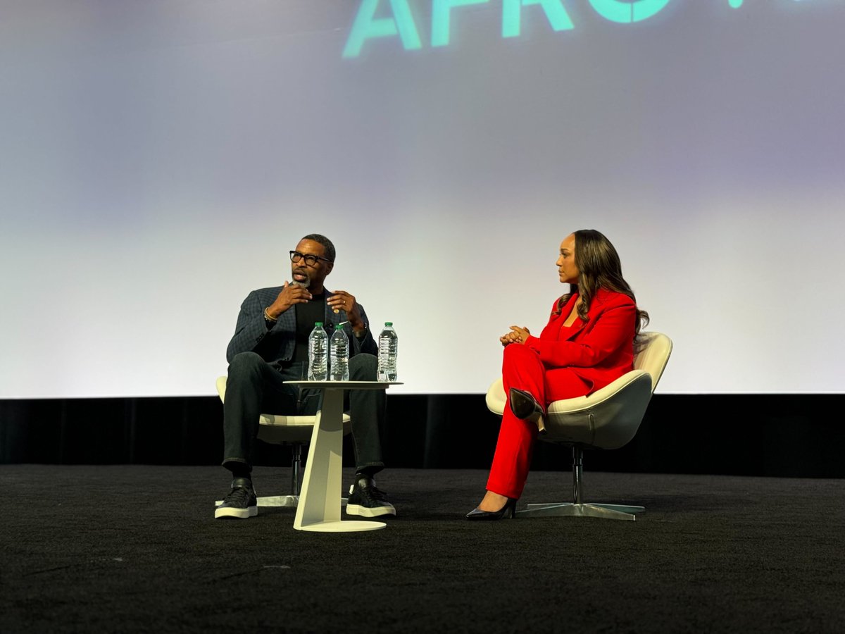 Exciting start to <a href="/AfroTech/">AfroTech</a>! In the kickoff fireside chat with CEO <a href="/MorganDeBaun/">Morgan DeBaun</a>, I shared my thoughts on the road ahead post-election and why young Black professionals in tech are key to the fight.

Let’s keep pushing forward—together.
#Afrotech