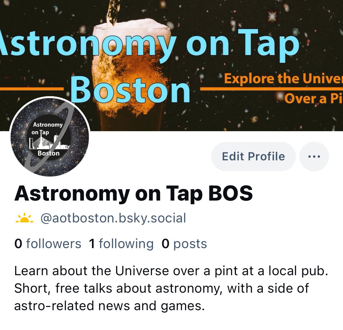 Astronomy On Tap BOS (@AoTboston) / Posts / X