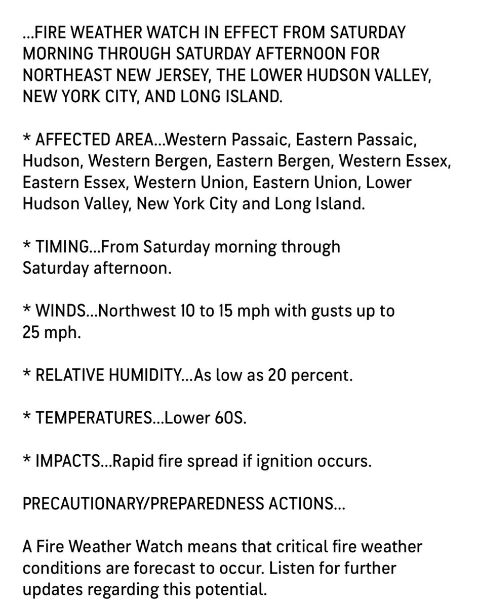 🔥🔥Fire Weather Watch for Saturday morning🔥🔥 #islandwideweather