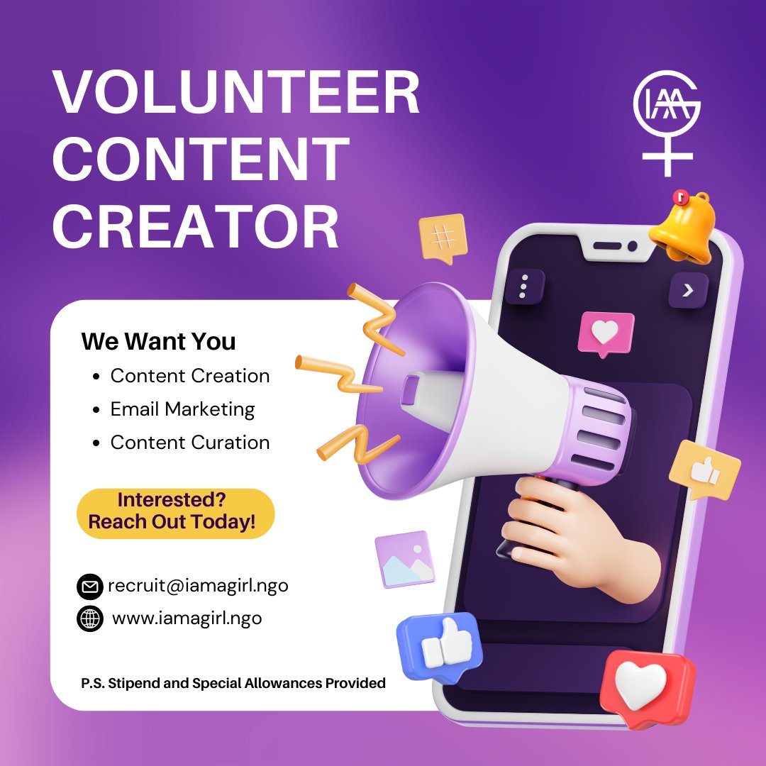IAmAGirlNGO's tweet image. Do you have an eye for great quality and details?
Are you also passionate about girls' work?
Are content creation and community giving equally your thing?

Well, if the answer is yes, We Want You!

Reach out today to learn more. #volunteers #teammember #community #contentcreator
