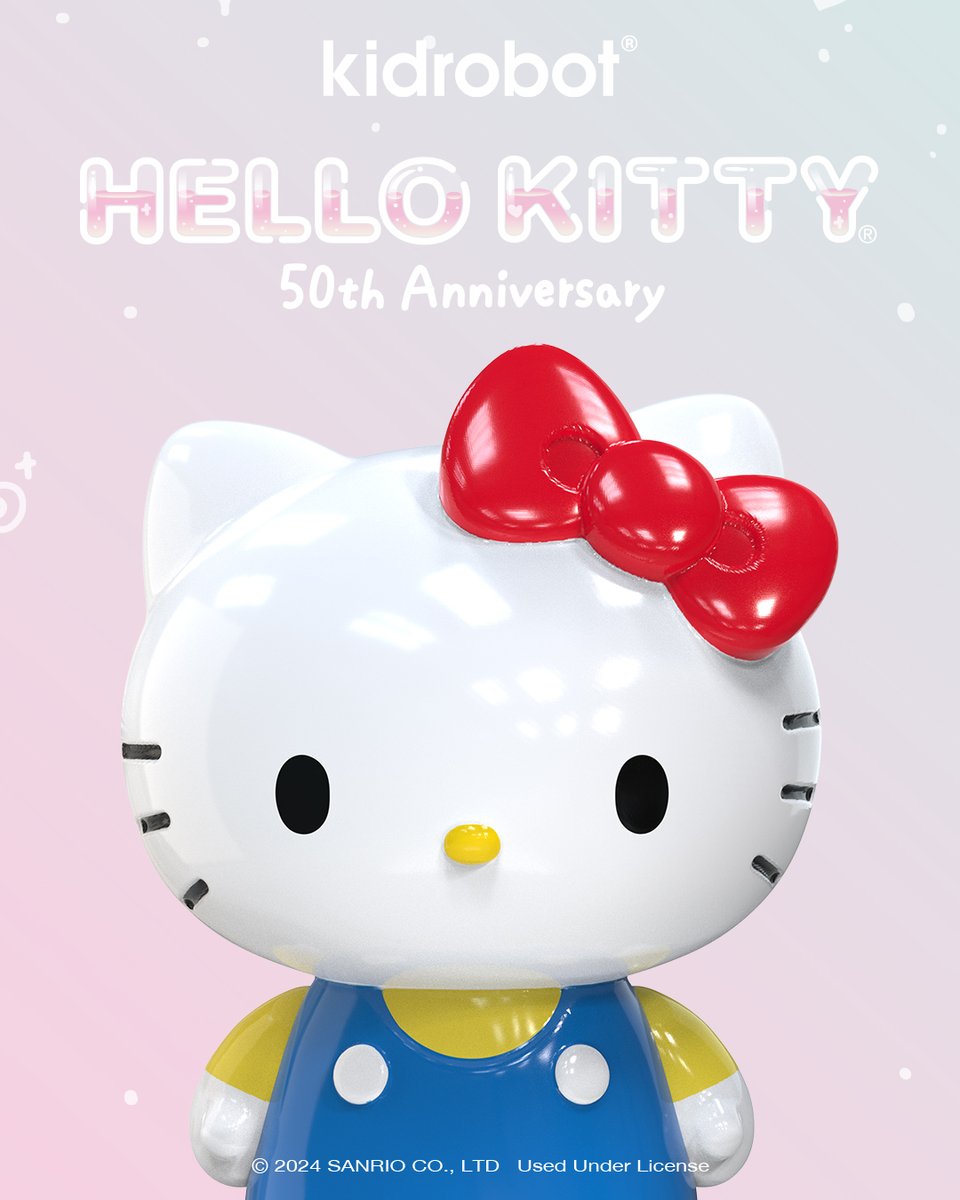 Kidrobot's tweet image. What’s not to love about this supercute and supersized @HelloKitty Art Giant? Standing at an impressive 3 feet tall and dressed in her signature style, she’s the perfect statement piece for any Sanrio fan's collection! kidrobot.com/products/hello…