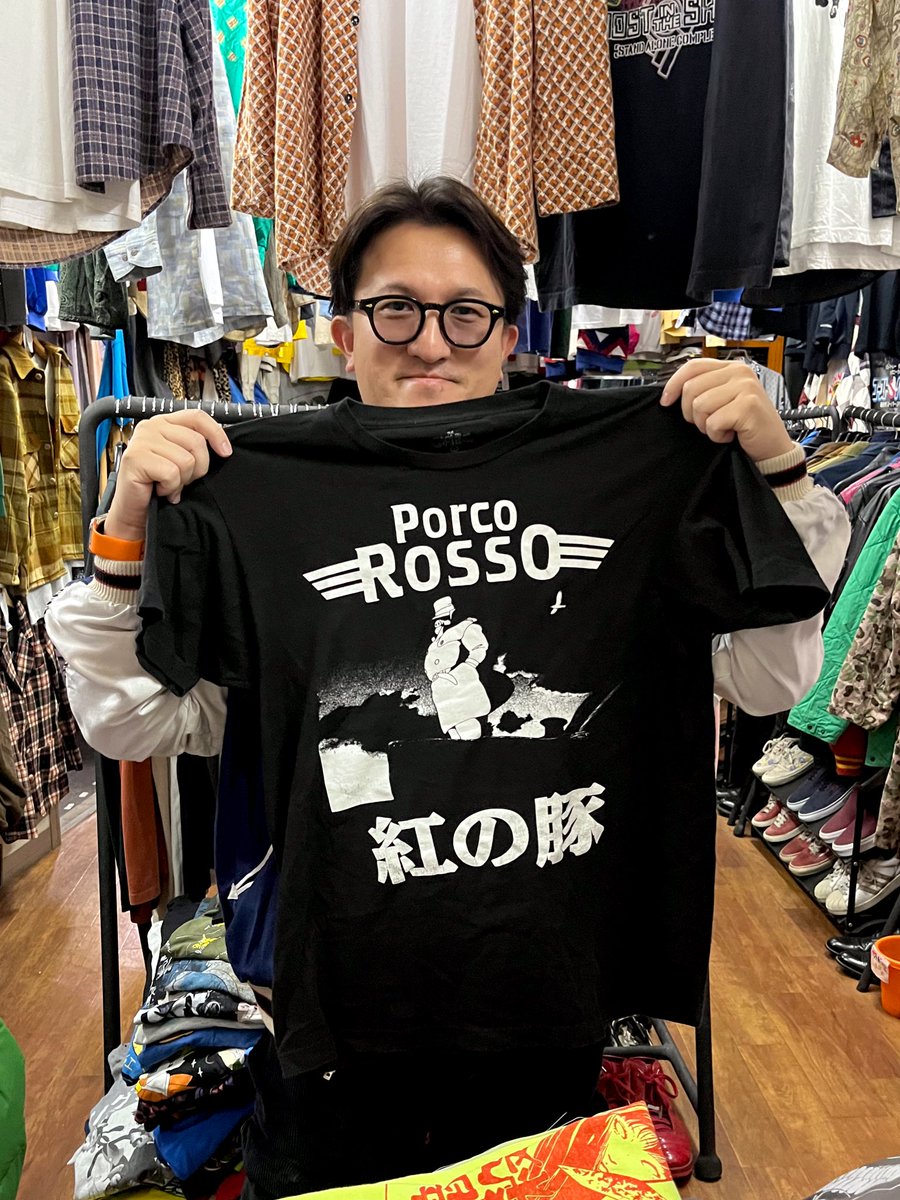 最高の紅の豚Tシャツ旅立ってゆきました〜！いつもありがとうござい