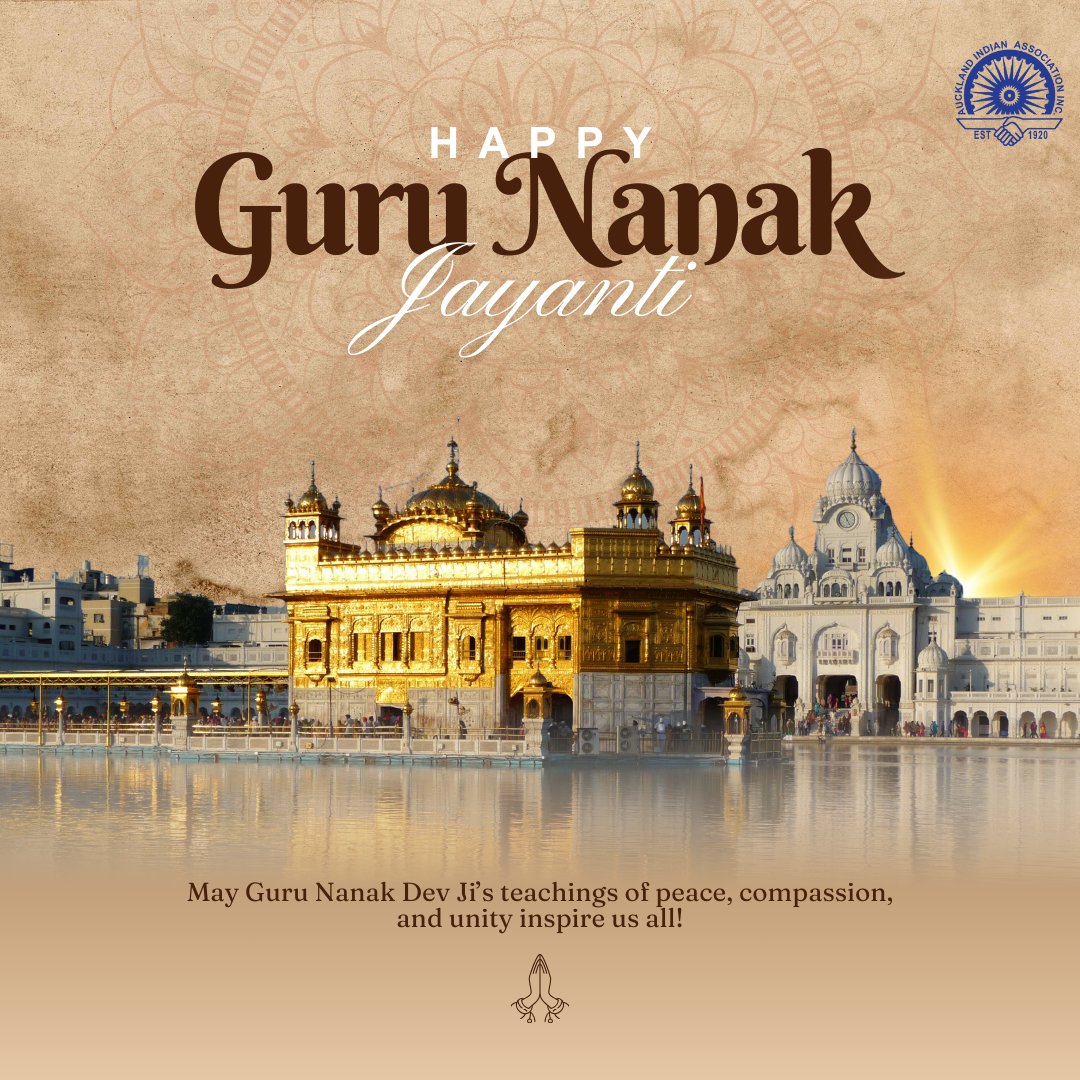 Happy Guru Nanak Jayanti! May Guru Nanak Dev Ji’s teachings of peace, compassion &amp; unity inspire us all. Let’s celebrate his timeless wisdom &amp; strive to create a world filled with kindness &amp; harmony. #GuruNanakJayanti #AIAI #Unity #compassion