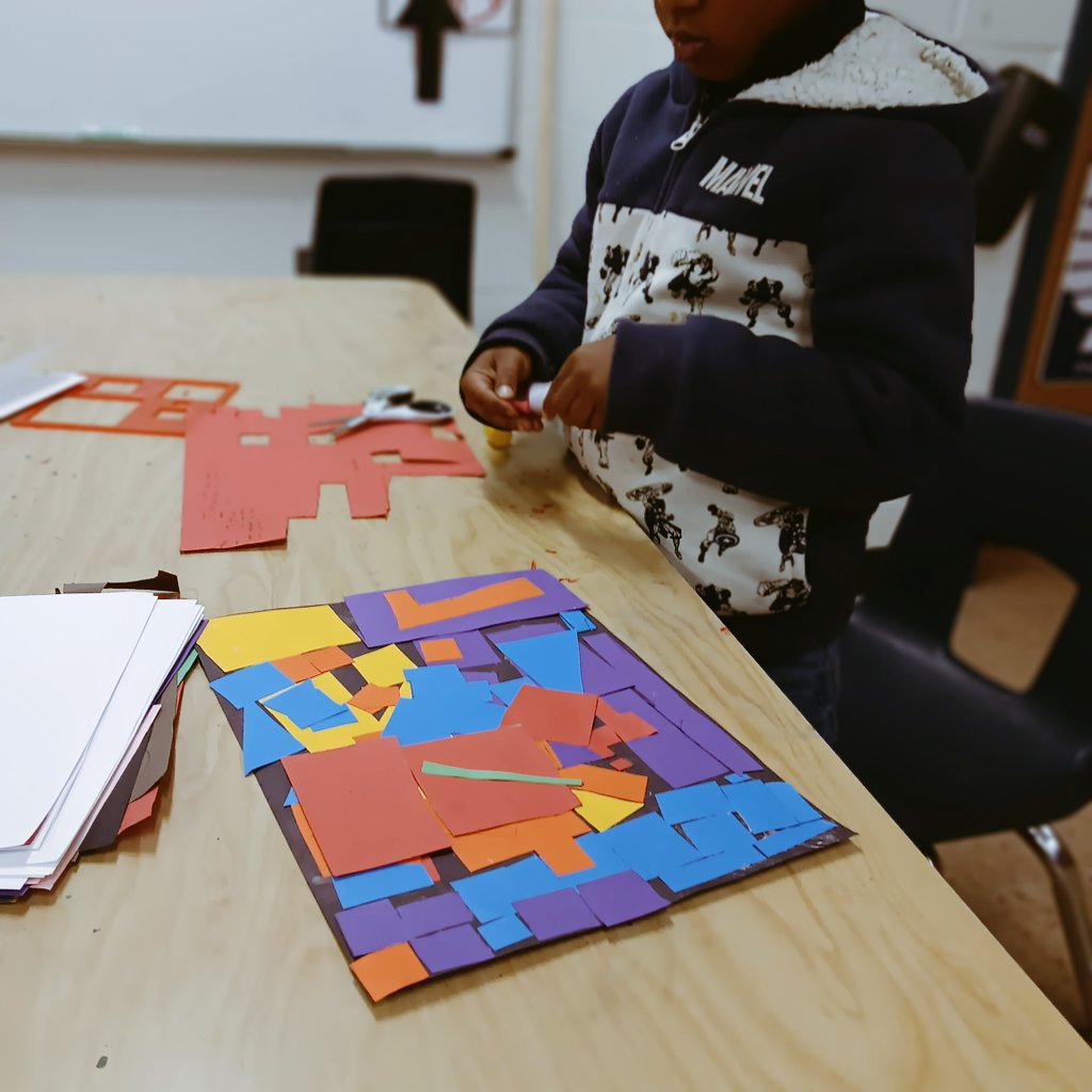 1st Grade - Artists have been inspired by Kandinsky to create abstract art creatively.