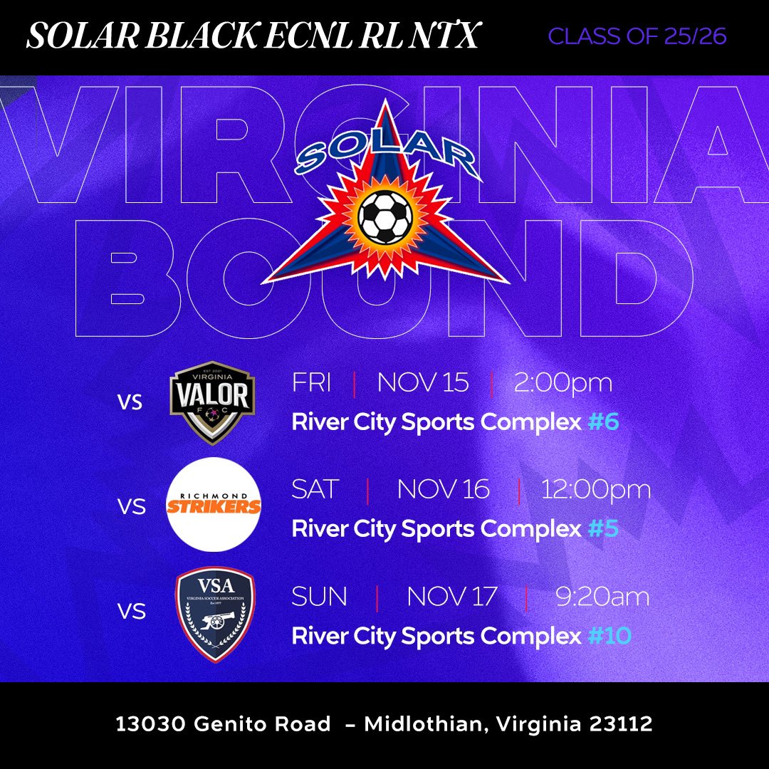 Solar Black 07/06G (@solar06g) on Twitter photo Wheels up 🛫😎
Bringing some TX talent up north for the weekend. Look forward to talking to some coaches! Got some great #uncommitted <a href="/SolarSoccerClub/">Solar Soccer Club</a> players.
#ECNLRLVirginia
#RLShowcase Wheels up 🛫😎
Bringing some TX talent up north for the weekend. Look forward to talking to some coaches! Got some great #uncommitted <a href="/SolarSoccerClub/">Solar Soccer Club</a> players.
#ECNLRLVirginia
#RLShowcase