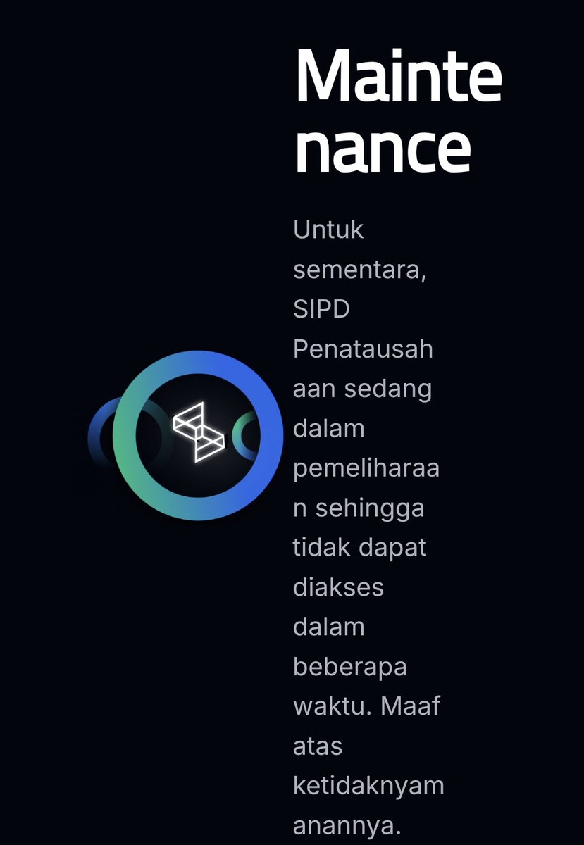 amsest's tweet photo. akhirnya sipd ada kepastian 

kepastian kl nggak bisa dibuka wkwkwk https://t.co/P60O5GQW0p