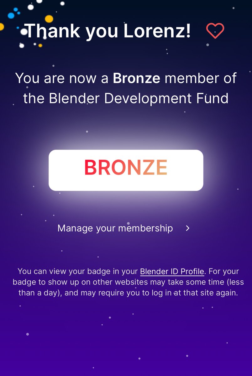 spitzmeier's tweet photo. @rileyb3d Yours inspired me to start a membership, too. Not as flashy but still happy to get started 👻 🎉 https://t.co/VMs53Uvq5y
