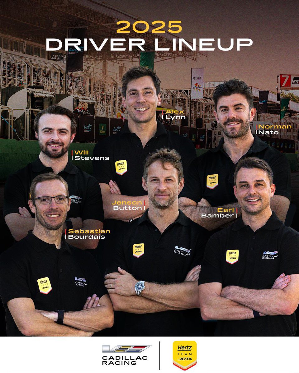 Proud to be part of the 2025 Cadillac Hertz team 👊🏻 <a href="/JotaSport/">Jota Sport</a> <a href="/CadillacVSeries/">Cadillac Performance</a>