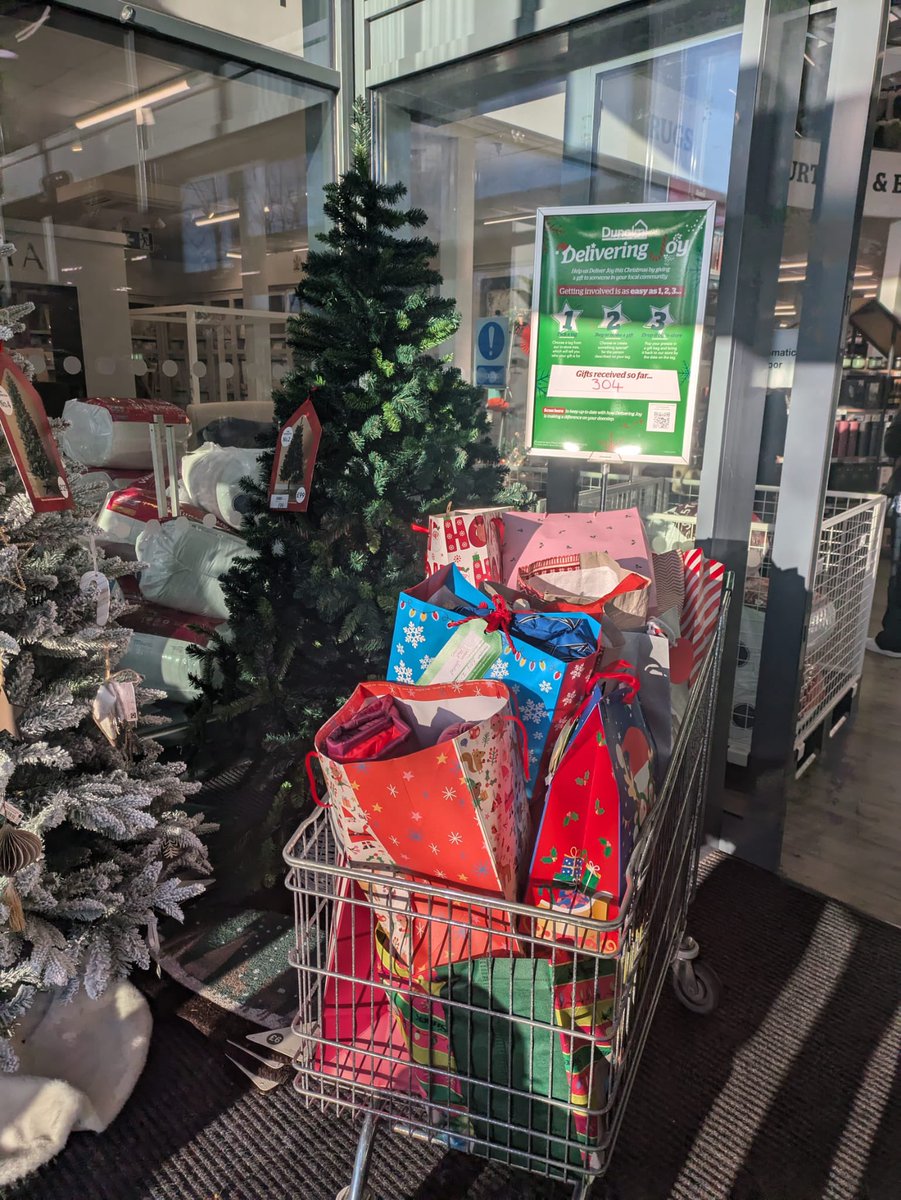 REACT Team
# Delivering Joy to our local community#
Took part in the Dunelm delivering joy campaign. 

Helped to Deliver Joy this Christmas by giving a gift to someone in our local community.