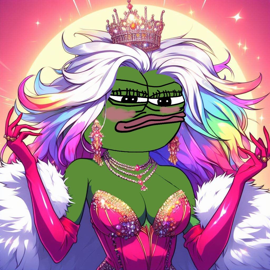 imawhat731's tweet photo. Sometimes it may seem like the crypto space is one giant sausagefest but @fren_ada we respect our KWEENS, $fren 🐸

WERK IT BISH ❤️ https://t.co/9lAxilko6R