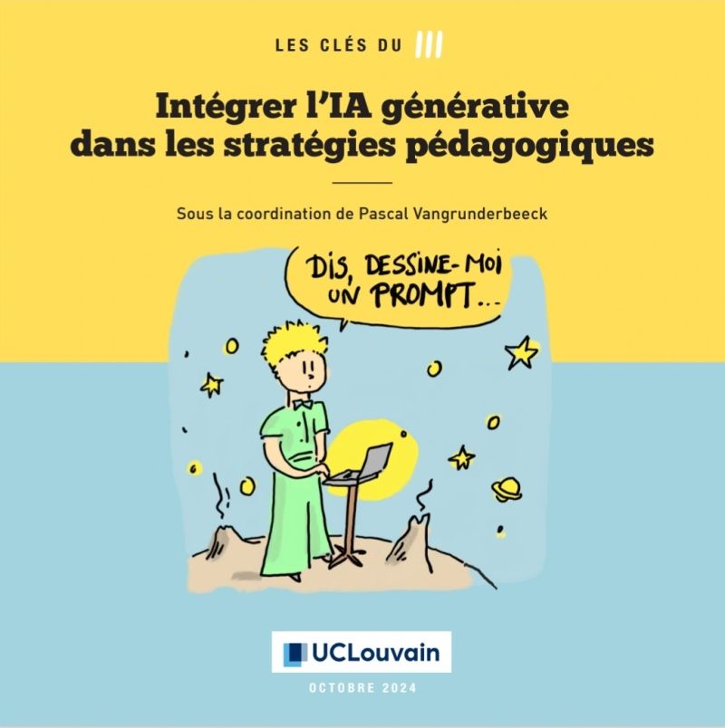 Face à l’émergence de l’IA générative (IAG), ce document propose des clés pour les enseignants de l’enseignement supérieur afin de s’approprier cet outil et analyser son impact potentiel sur leurs pratiques pédagogiques
lnkd.in/ezEaxWSp
@LouvainLearningLab <a href="/TirotG/">Gérald Tirot</a>