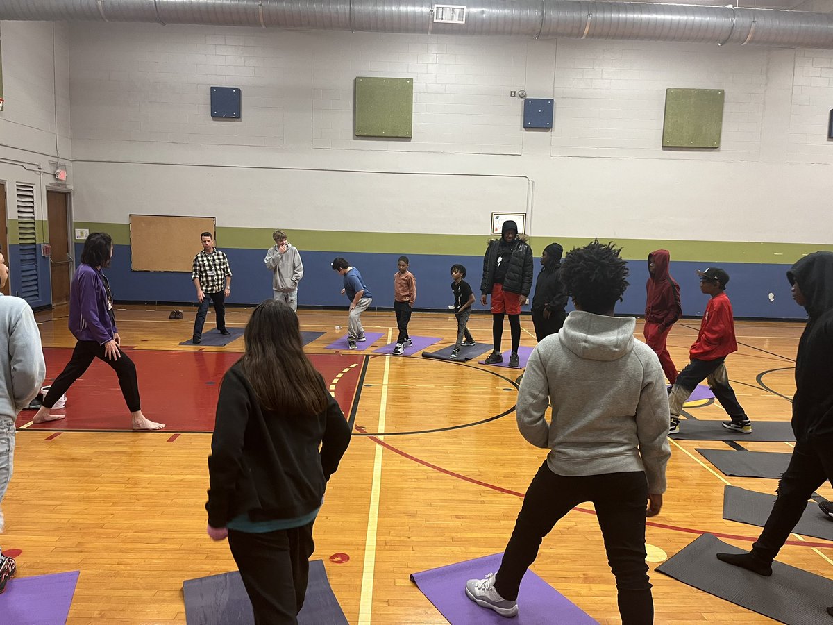 Starting our day grounded in Yoga with Project Yoga 💪🏽<a href="/IamCPS/">I Am CPS</a>