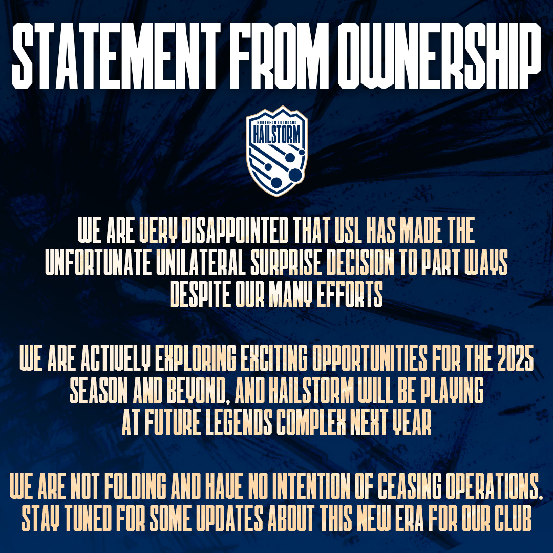 Northern Colorado Hailstorm FC tweet media