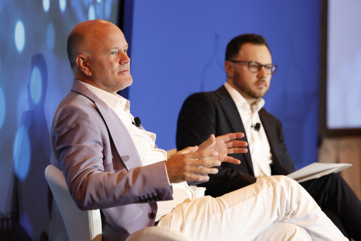 galaxyhq's tweet image. Incredible insights at @Official_Cantor&apos;s #CantorCrypto Conference!

Our Founder &amp;amp; CEO, @novogratz, and Head of Liquid Active Strategies, Chris Rhine, shared their vision on the future of #crypto, #Bitcoin, #AI infrastructure, and institutional adoption.

Thank you to all who…