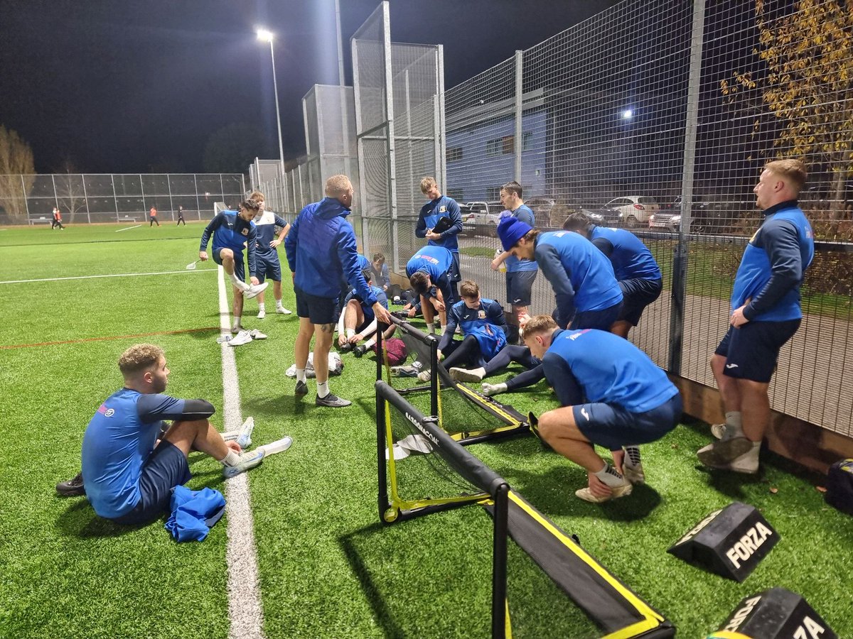 TRAINING | Another session in the bank for our First Team this evening at <a href="/PershoreHigh/">Pershore High School</a> as preparations continue for Saturday's <a href="/HellenicLeague/">Hellenic League</a> fixture at <a href="/CirenTownFC/">Cirencester Town FC</a>. Brilliant to also welcome Jack Porter to train with our First Team after impressing for our Under 18's.