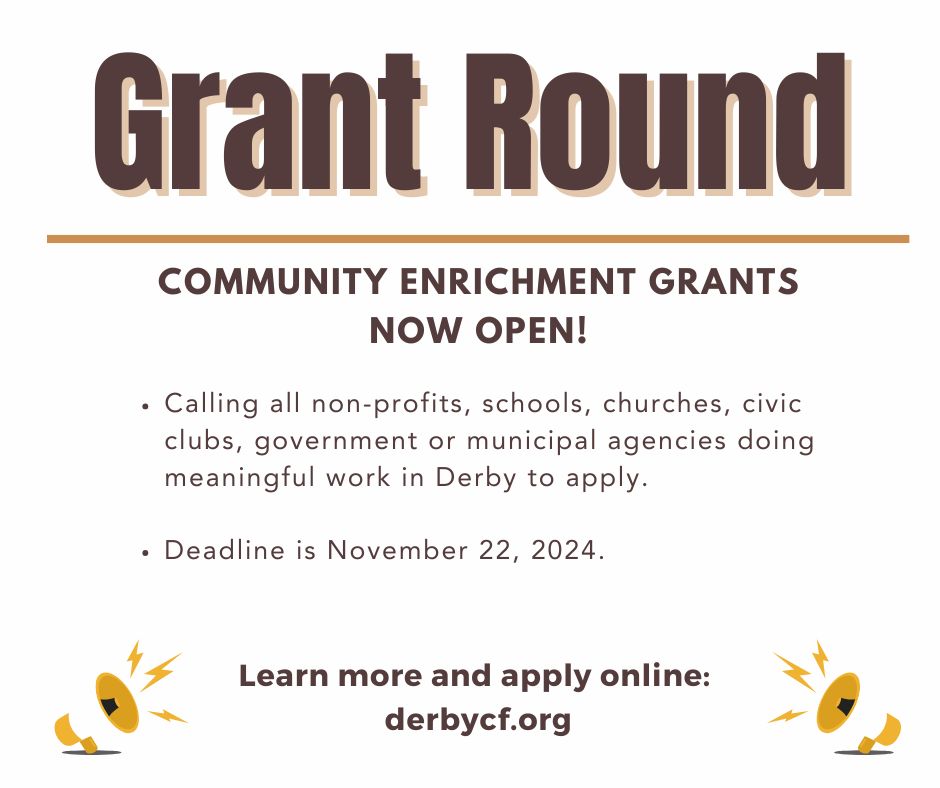 👀👀Don't miss the deadline...only 1 week left to apply.
Learn more and apply at derbycf.org