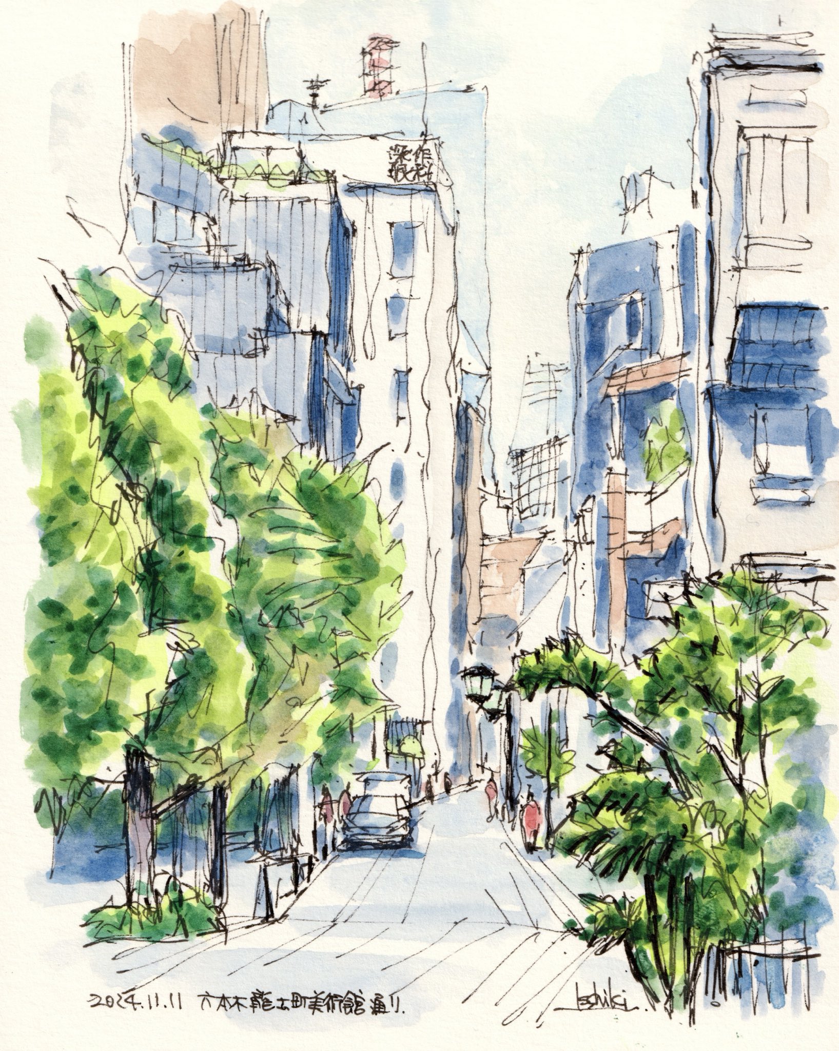 東京駅 水彩画 2025年作 東京駅 水彩画 2025年作 東京駅丸の内駅舎を描いた『帰省