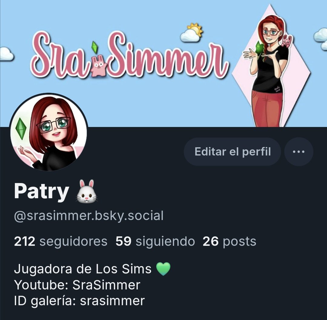 SraSimmer's tweet image. Veo que mucha gente se va al cielo azul, podéis encontrarme allí.