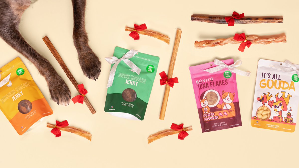 Feel good about what you feed your bestie with MIND BODY BOWL! We hand selected the healthiest &amp; highest quality proteins, produce &amp; supplements to create mouth-watering food, treats, chews &amp; more.
Shop the MIND BODY BOWL collection, in store &amp; online here bit.ly/2mEKFtS