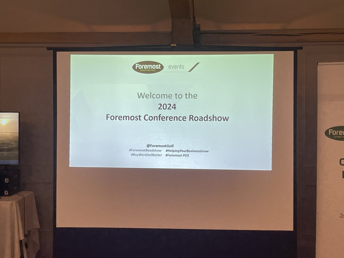 ARichardsonPro's tweet photo. A Super Day at the @ForemostGolf Roadshow

As always providing market leading information for @ThePGA #Professionals 

Thank you @ForemostAndy @Foremost_Ian @ForemostCharlie 

#ForemostRoadshow #Golf #Meeting #GreatWork #Leaders #No1 #TheBest https://t.co/NxxBafeQC3