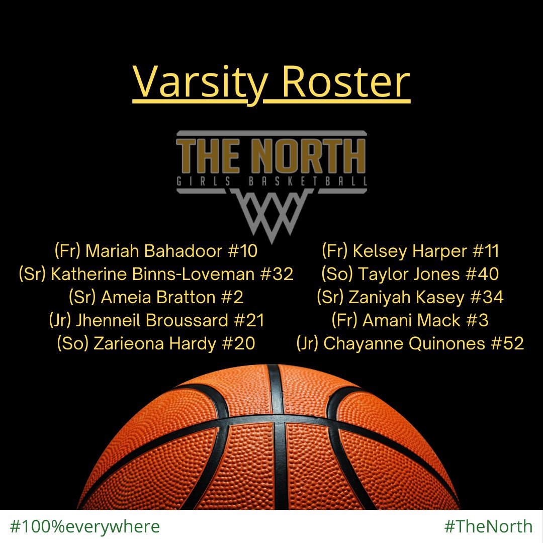 Northside_GBB's tweet photo. Our 2024-2025 Northside girls' basketball varsity roster is set. Congrats ladies!

Go Vikings!
#100%everywhere
#TheNorth https://t.co/19NQocuO0r