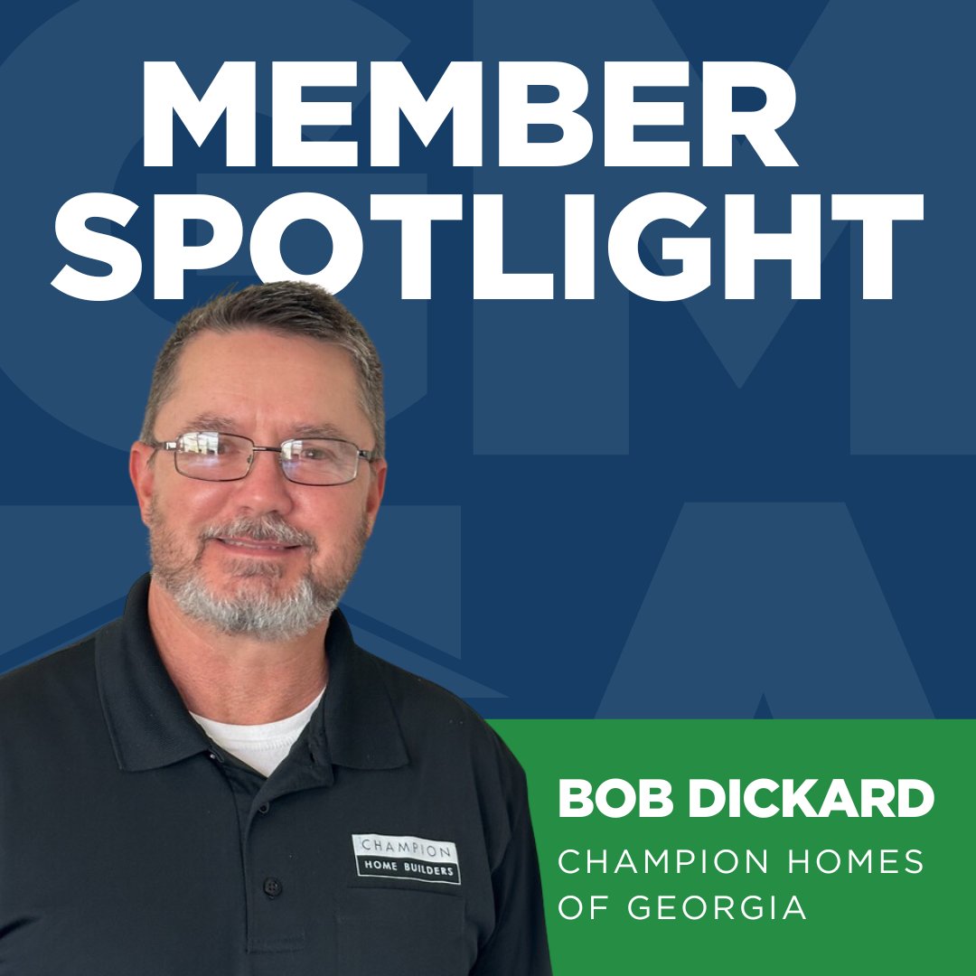 Georgia_MHA's tweet photo. Member Spotlight: Bob Dickard

Bob is the sales manager at Champion Homes of Georgia in Millen. Bob is a strong advocate for state associations and encourages his team’s involvement. We look forward to his contributions to GMHA!

#MemberSpotlight #ChampionHomes #GMHA https://t.co/0cZ7YeupNr