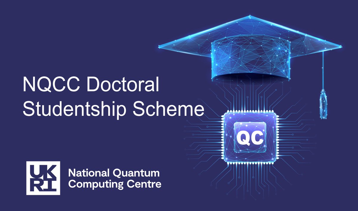nqcc_official's tweet image. Congrats! Announcing the studentships awarded to academic partners as part of the first cohort of the #NQCC Doctoral Studentship Scheme. We’ll support 5 cohorts, totalling 30 PhD students over 8 years, to advance cutting-edge research in #QuantumComputing. nqcc.ac.uk/updates/first-…