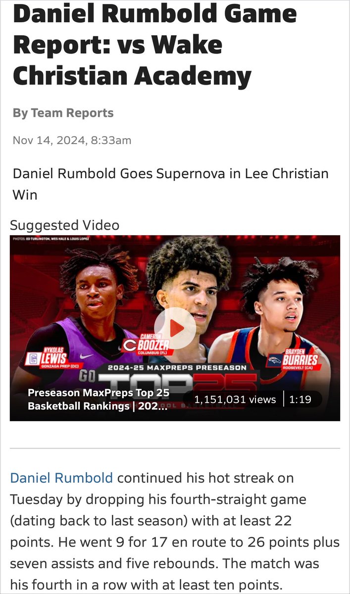 DannyRumbold5's tweet photo. Thank you Max Preps! https://t.co/JmY4LybmKm