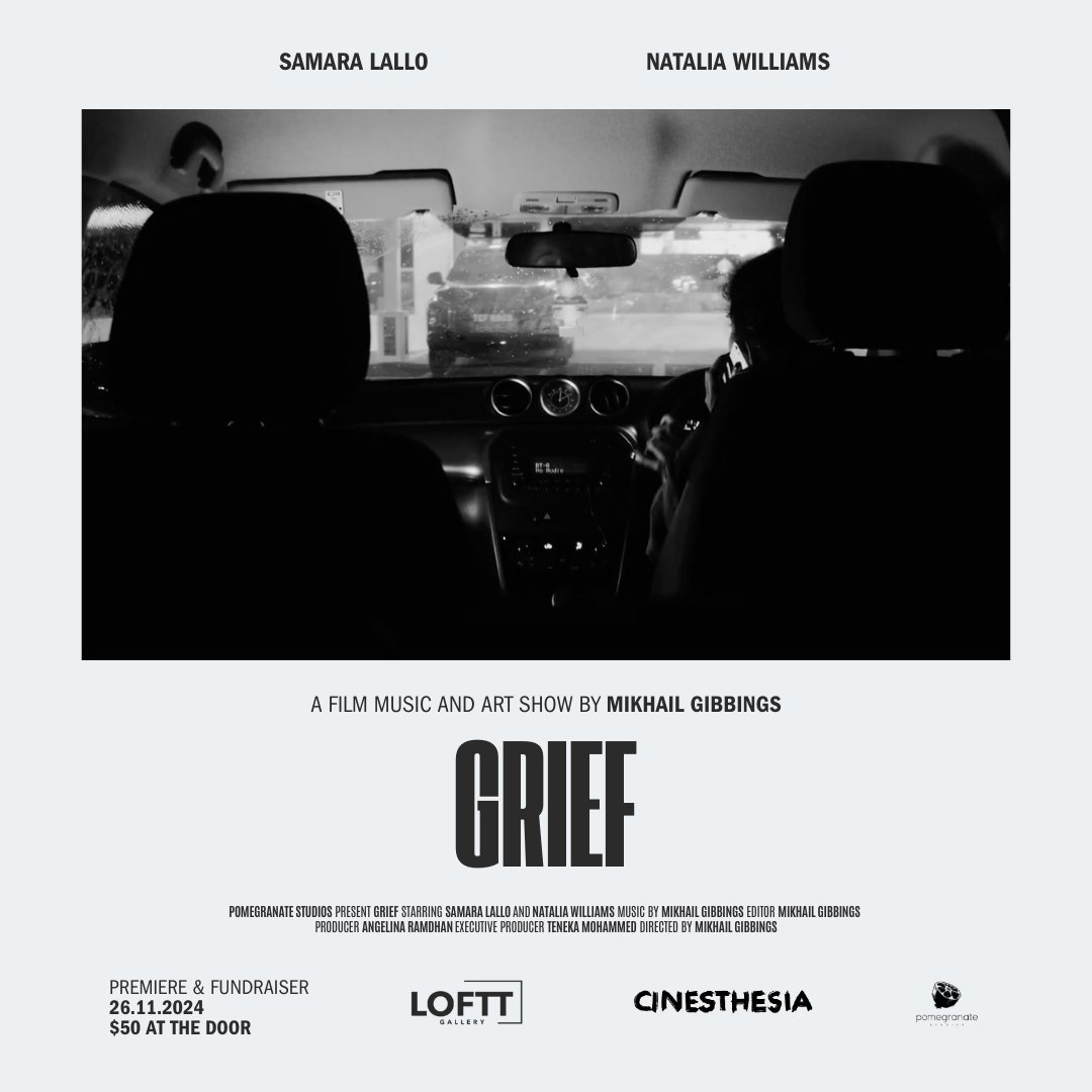 CINESTHESIA: GRIEF is a multi disciplinary film, music and art presentation by Mikhail Gibbings starring Samara Lallo and Natalia Williams for one night only.

Date: Tuesday 26th Nov, 2024
Time: 7:00pm
Venue: LOFTT Gallery
Contribution: $50