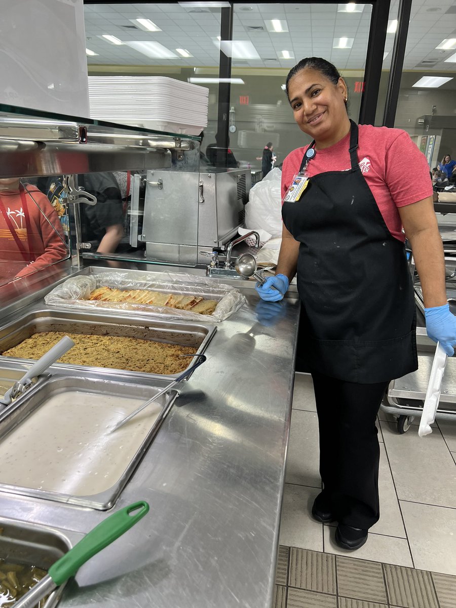 KaleemSeeme's tweet photo. “Sheridan kids! We’re excited to serve up a very delicious turkey lunch with all the fixings—turkey, stuffing, mashed potatoes, gravy, and lots more! Our team works hard to bring you all the nutrition you need to make sure our superheroes enjoy their lunch. Families, don’t forget to join lunch with your little ones and make it a special day together!”

@PowerupSuzy @PowerUpDiana @PowerUpCafe @SheridanCFISD