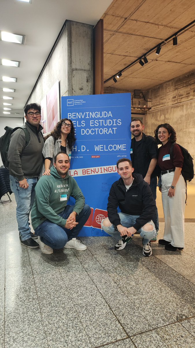 Yesterday our PhD candidates attended the <a href="/UPFBarcelona/">UPF Barcelona</a> PhD wellcome anual meeting  🙌🏻