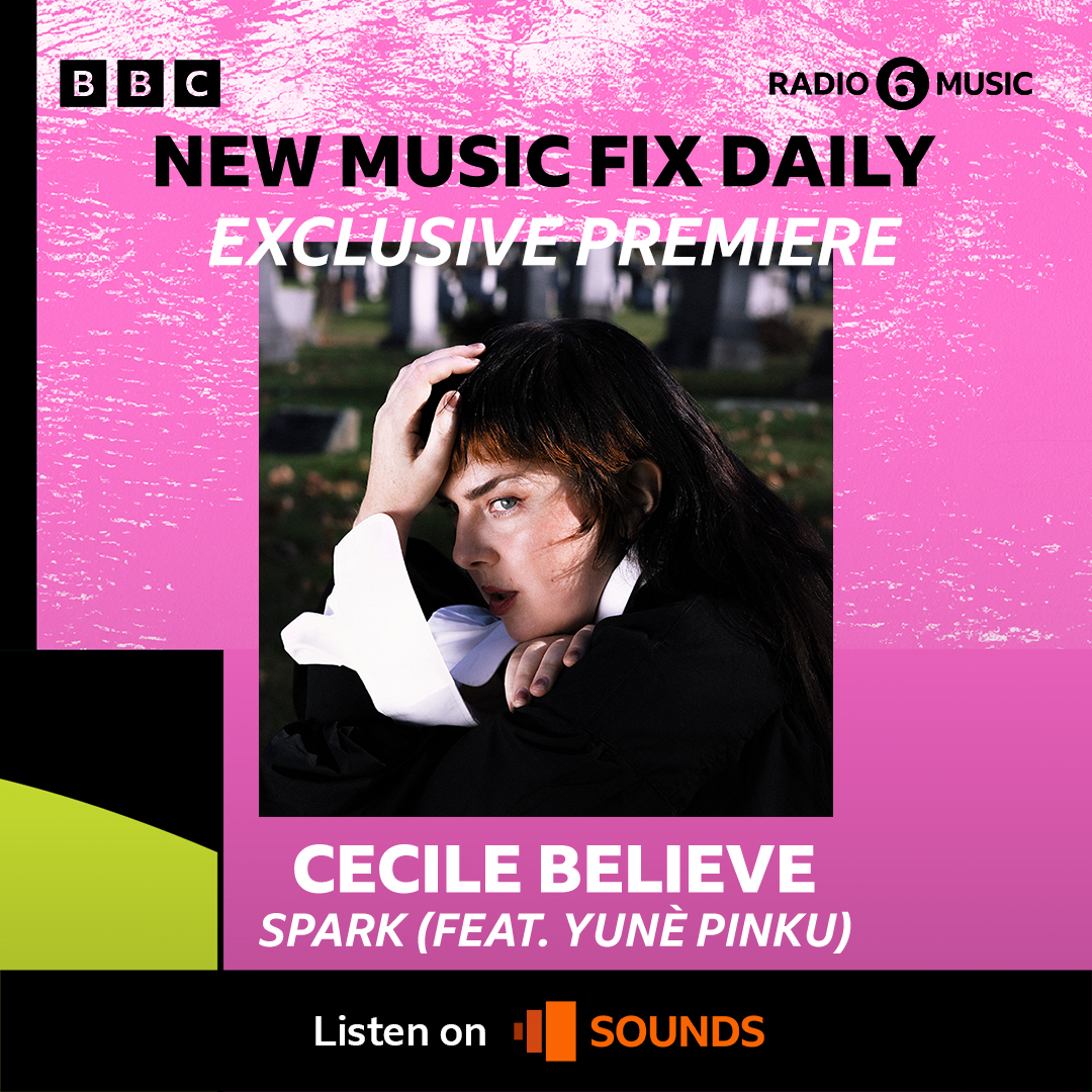 Cecile Believe (@cecilebelieve) on Twitter photo tonight at 7pm GMT listen to Spark on <a href="/BBC6Music/">BBC Radio 6 Music</a> New Music Fix
thanks <a href="/djdebgrant/">Deb Grant</a> <a href="/tom_ravenscroft/">Tom Ravenscroft</a> for the shout :)
bbc.co.uk/programmes/m00… tonight at 7pm GMT listen to Spark on <a href="/BBC6Music/">BBC Radio 6 Music</a> New Music Fix
thanks <a href="/djdebgrant/">Deb Grant</a> <a href="/tom_ravenscroft/">Tom Ravenscroft</a> for the shout :)
bbc.co.uk/programmes/m00…