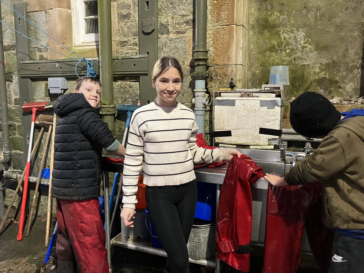 It’s great to see everyone hard at work getting their outdoor kit all clean after a busy and muddy week!