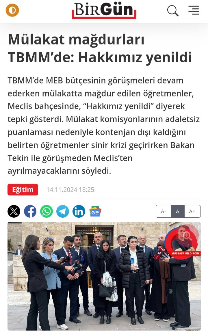 Binlerce nitelikli öğretmen mülakat denilen garabet uygulama nedeniyle işsiz bırakılıyor, senelerce mesleklerini yapamıyorlar. Mülakat sonuçlarına itiraz edip ret cevabı alan ve dava açmayı düşünen öğretmenlerin hukuk mücadelelerinde yanındayız #MEBdeMuelakatFaciası