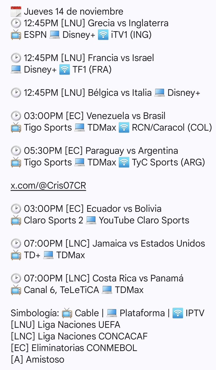 Las principales mejengas de hoy