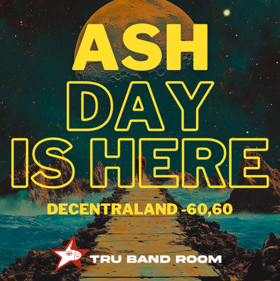TRUs - The Rocking Uniquehorns NFT (@uniquehorns_nft) on Twitter photo Transcend to another dimension with <a href="/AshOrphan/">๐๐๐ต โป ๐ข๐ฟ๐ฝ๐ต๐ฎ๐ป</a> LIVE in #Decentraland
Today at 9pm UTC/1pm PT/4pm ET
Coords: -60,60 #TRUBandRoom Stage in Client 2.0 Transcend to another dimension with <a href="/AshOrphan/">๐๐๐ต โป ๐ข๐ฟ๐ฝ๐ต๐ฎ๐ป</a> LIVE in #Decentraland
Today at 9pm UTC/1pm PT/4pm ET
Coords: -60,60 #TRUBandRoom Stage in Client 2.0