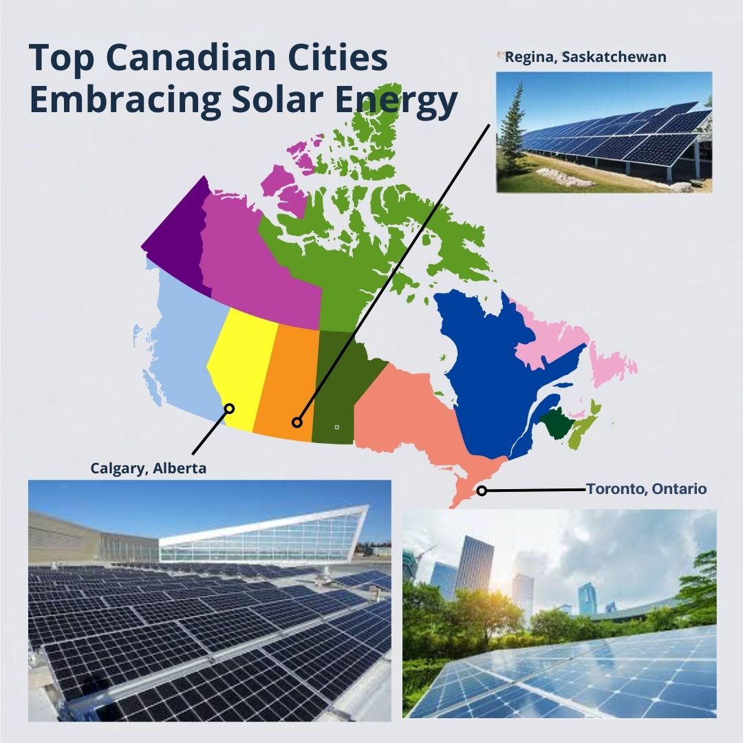 sol_target's tweet photo. 🌞 Did you know? Cities like Calgary, Regina, & Toronto are leading Canada’s solar revolution!
With abundant sunlight & community action, these cities shine in sustainability. 🌍 Is your city next?
Explore solar: https://t.co/0lAVkLZix8
#SolarCities #GreenCanada #SOLtarget https://t.co/mKaxYKXfMQ
