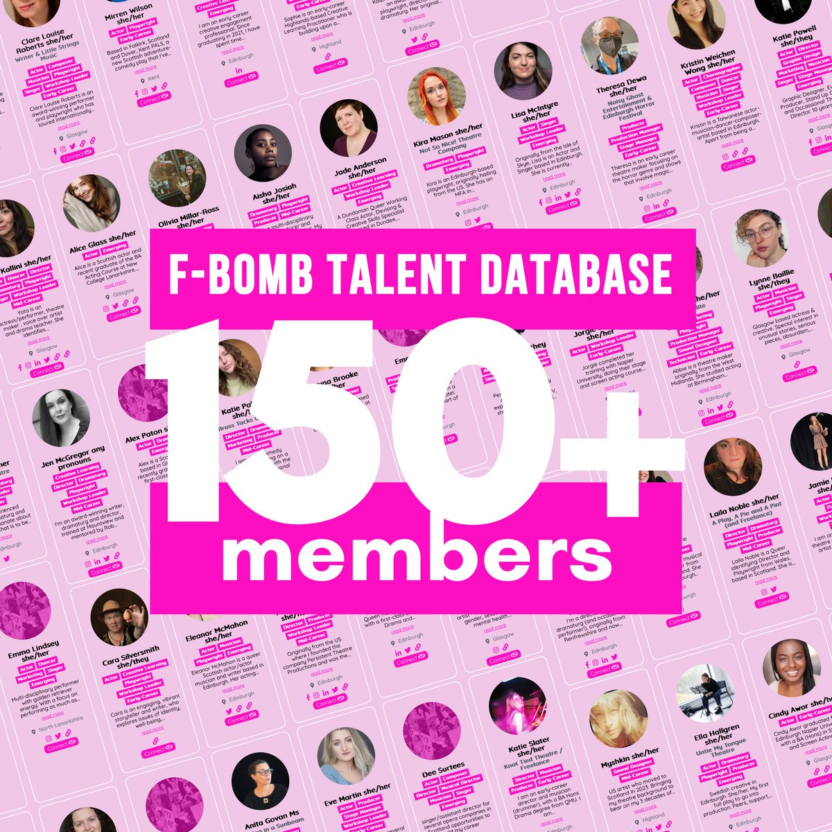 You can now follow F-Bomb Theatre on blueskysocial ➡️ bsky.app/profile/fbombt…

We aren't deleting Twitter just yet as it has been useful for connecting our community with opportunities.

But, in case of exodus - you can get updated on Instagram, Facebook and our Talent Database