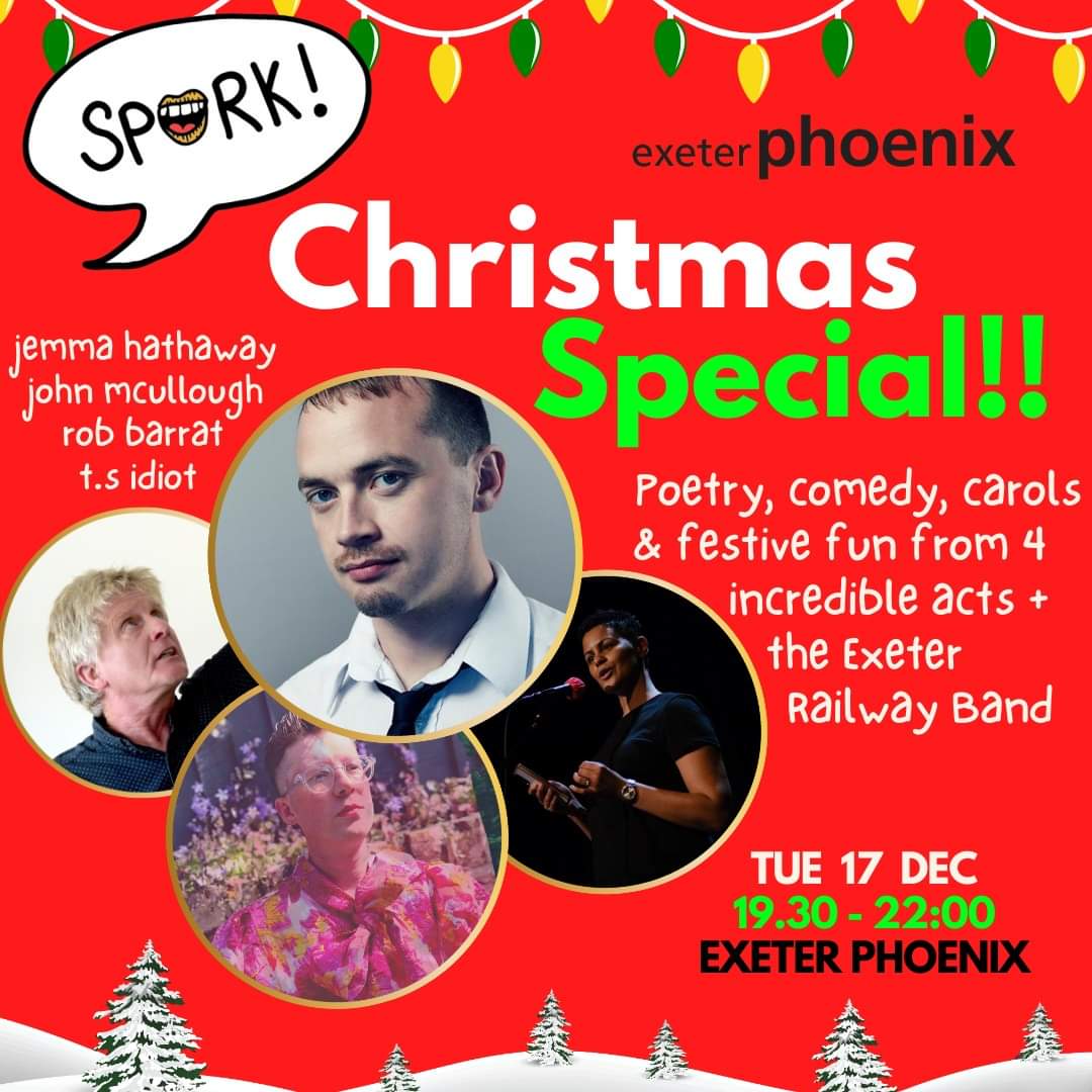 And having a forking lovely time with <a href="/SporkPoetry/">Spork! Poetry</a> at <a href="/exeter_phoenix/">Exeter Phoenix</a> on Dec 17 ❤️