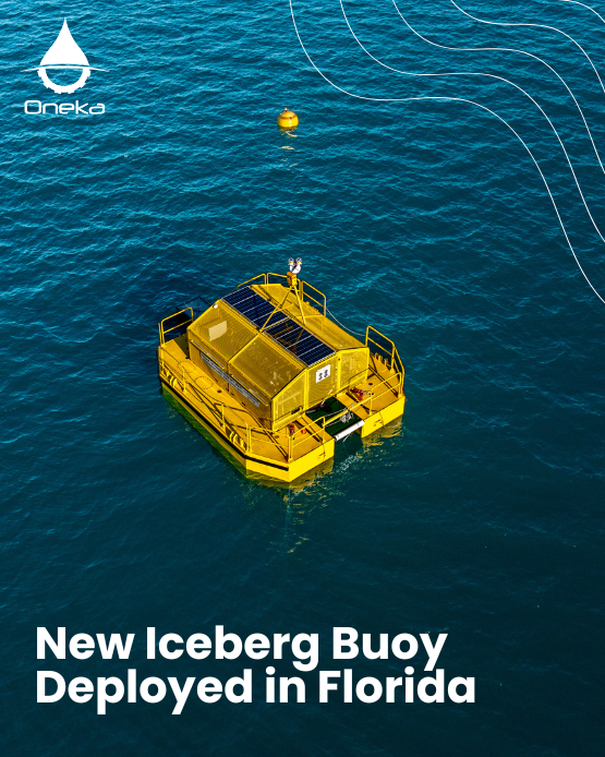 OnekaWater's tweet image. Exciting news! Our Iceberg buoy has been deployed in Fort Pierce, FL, marking a major step towards our Fort Bragg pilot project. It will soon demonstrate efficient, GHG-free desalination, supporting Blue Economy &amp;amp; water security goals in California. Stay tuned! #Sustainability