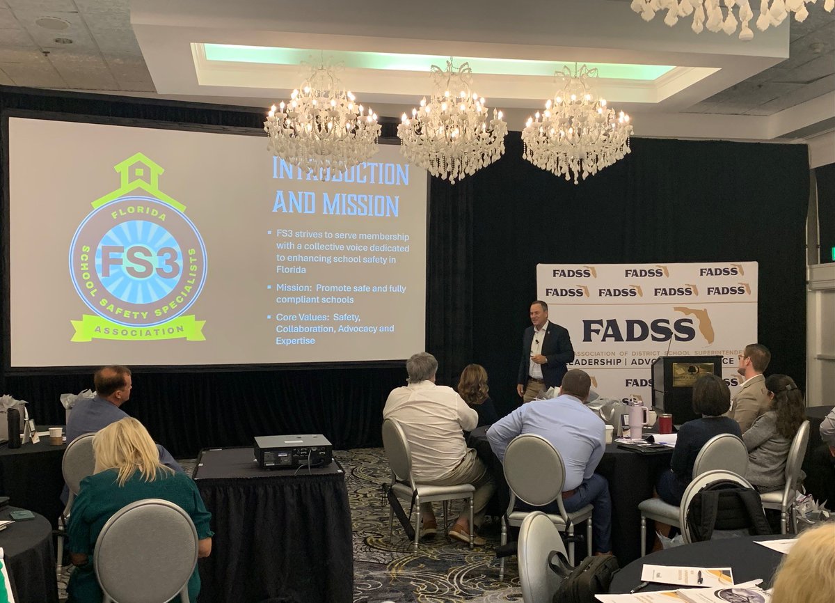 John Hunkiar, Exec Dir of the Florida Assn of School Safety Specialist (FS3), discusses school safety and the organization’s mission to support the effort of school safety specialists statewide in ensuring safe and fully compliant schools.

<a href="/FLSchoolSafety/">FS3</a>