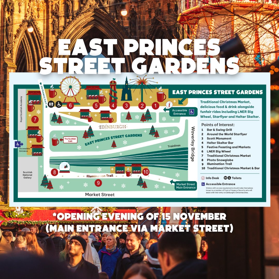 Edxmas's tweet image. Our elves have mapped out each of Edinburgh’s Christmas locations🎄

Full-sized maps and opening times, please visit our website.

(Please note, Edinburgh Council guidelines -under 18s must be accompanied by adult after 8pm.)

🔗edwinterfest.com/edinburgh-chri…