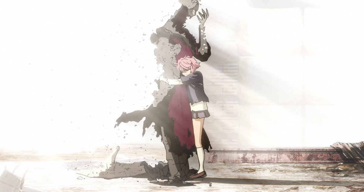 AwayOnMarss00__'s tweet photo. Dandadan #7       
 
#dandadan 

It’s currently raining in my room after this episode😭the moment I’ve been waiting to see this whole season and HOLY SHIT😭😭I’m speechless. This shit hits SO much harder in the anime. You have to applaud everyone who worked on this. MASTERPIECE👏 https://t.co/OuVYGYCYiW