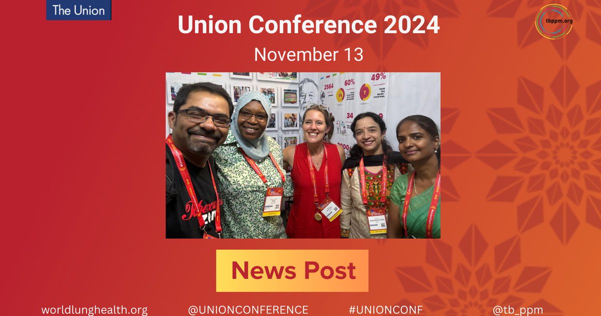 tb_ppm's tweet photo. 🚨 Day 2 Highlights🚨
Inspiring discussions on active case-finding with health facilities and communities, a call for pharma to lower TB medicine prices, and a standout Community Connect session on PPM models in India. #UnionConference2024
Read more https://t.co/JafiYOPNSu https://t.co/oxFBl7cg4s
