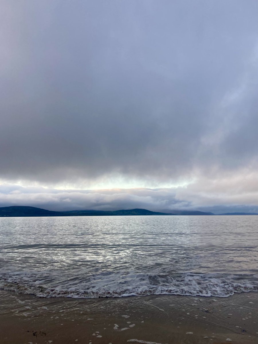 A Misty Lough Swilly.  Ludden beach. Inishowen Co Donegal