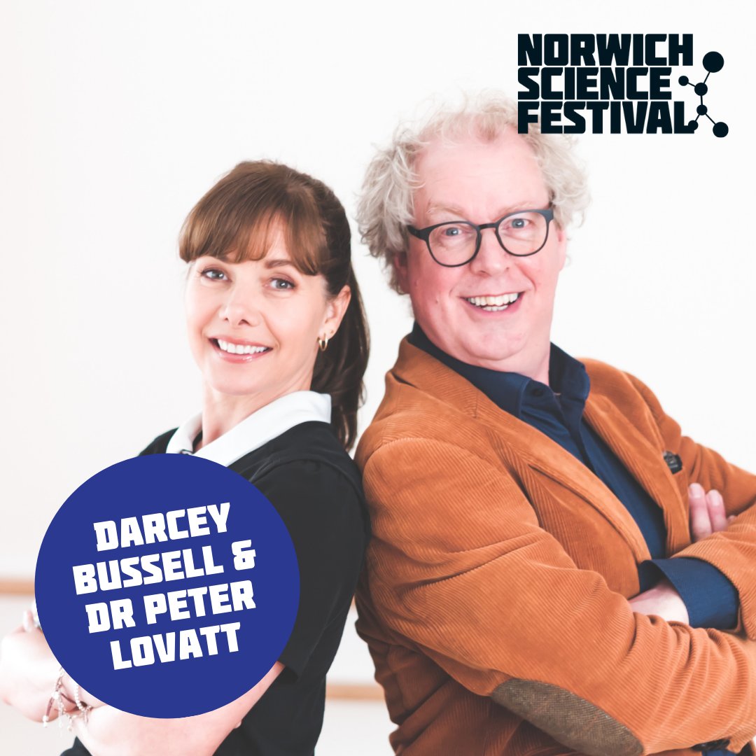 Say hello to your Festival headliners👋
 
We’re thrilled to announce that BAFTA-winning wildlife expert Steve Backshall MBE and Former Principal of the Royal Ballet, Dame Darcey Bussell, will be joining us at #NorwichScienceFestival #NSF25